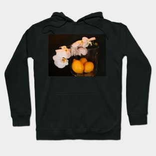 Still Life In Paris .. Orchids & Lemons Hoodie